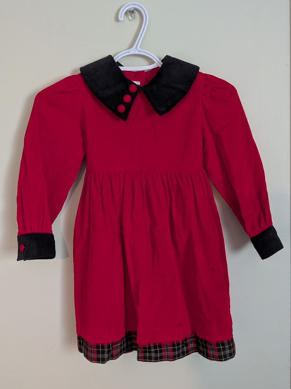 Vintage Talbot's Kids The Eagle's Eye Classic Christmas Holiday Dress